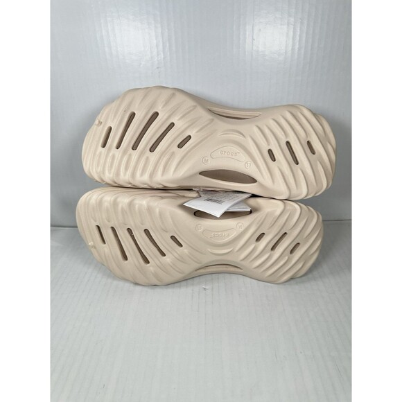 Size 11 Crocs Echo Wave Almond Tint 210521-0LL Men Sandals Slipper Comfort NEW - Picture 7 of 8